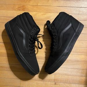 Vans Sk8 High Black/Black size 12